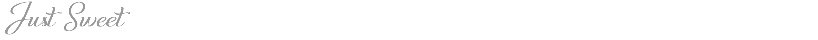 Just Sweet font preview